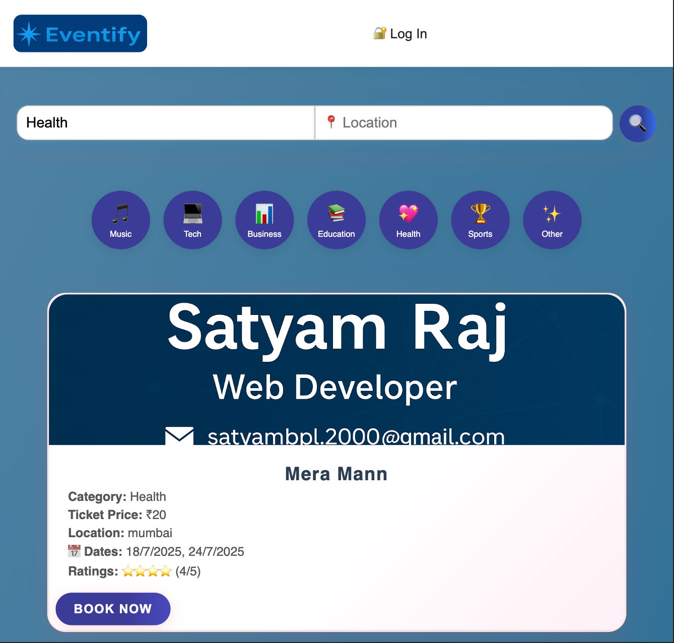 Satyam Raj | Full Stack & AI Developer